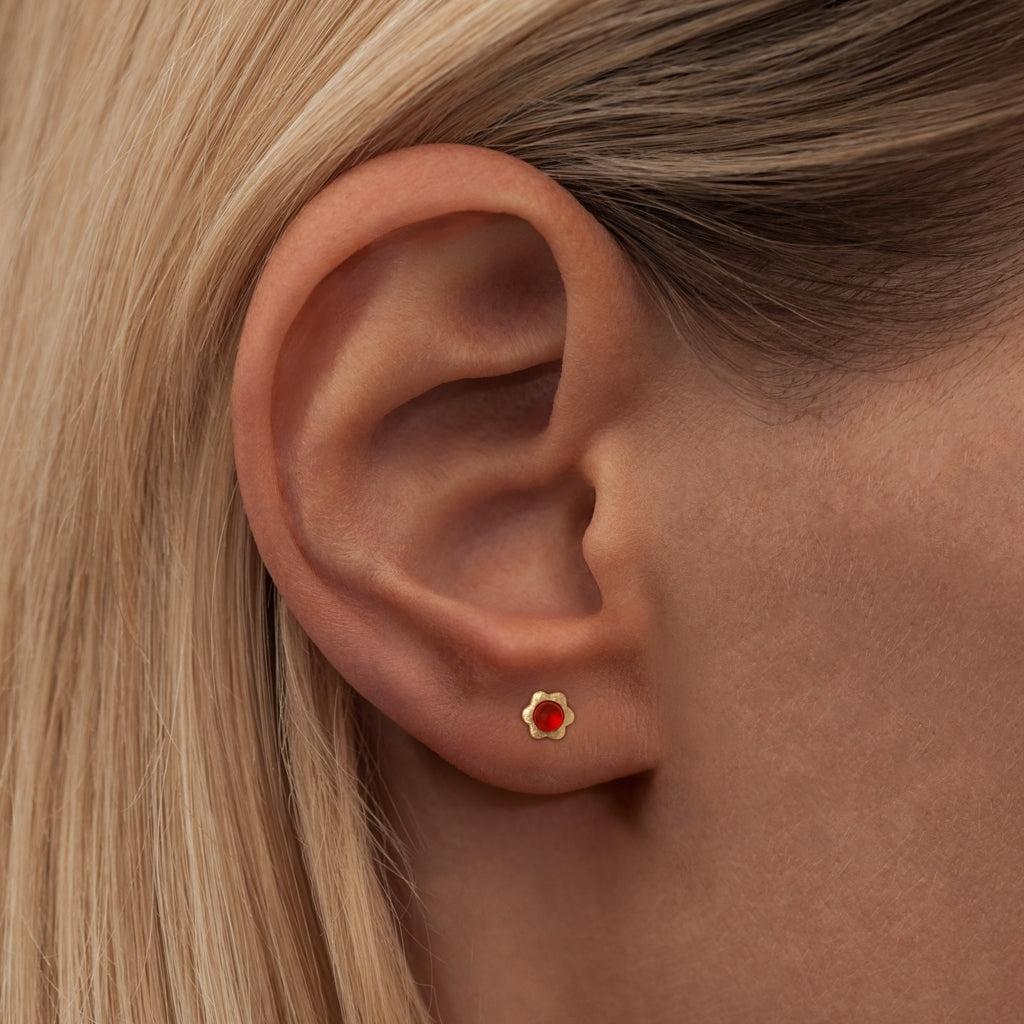 LULU Copenhagen Blomst ørering 1 stk Ear stud, 1 pcs