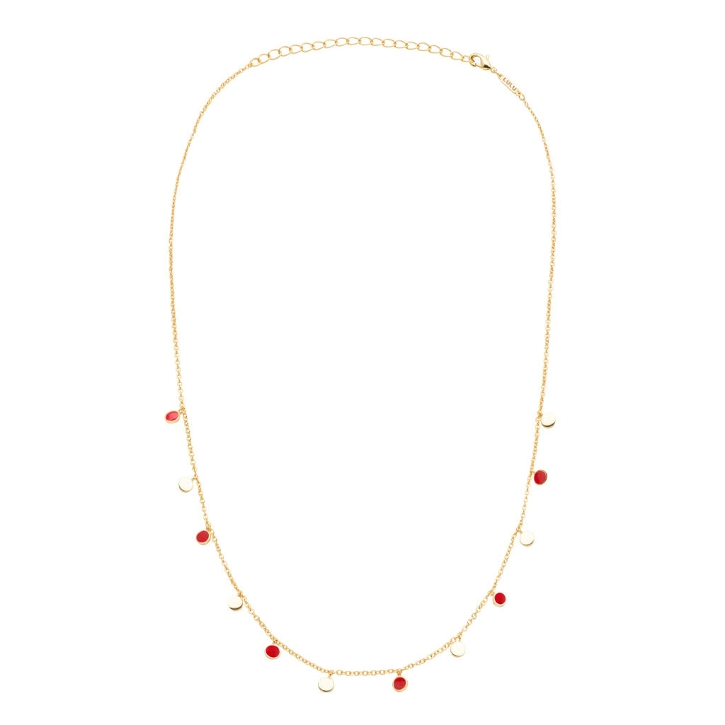 LULU Copenhagen Boho Halskæde Necklaces Passion Red
