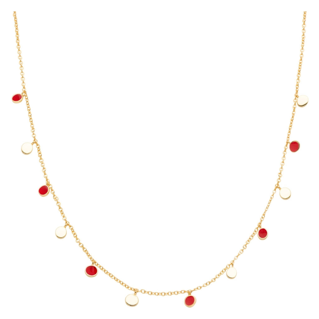 LULU Copenhagen Boho Halskæde Necklaces Passion Red