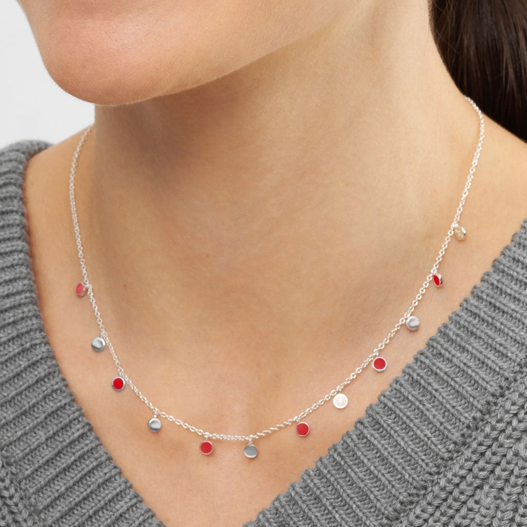 LULU Copenhagen Boho Halskæde Necklaces Passion Red