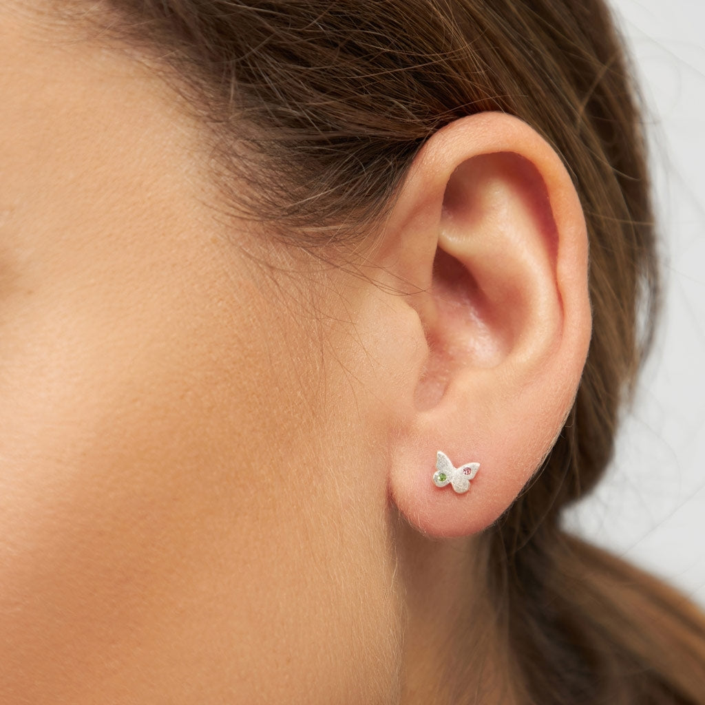 LULU Copenhagen Butterfly ørering 1 stk Ear stud, 1 pcs Silver Plated