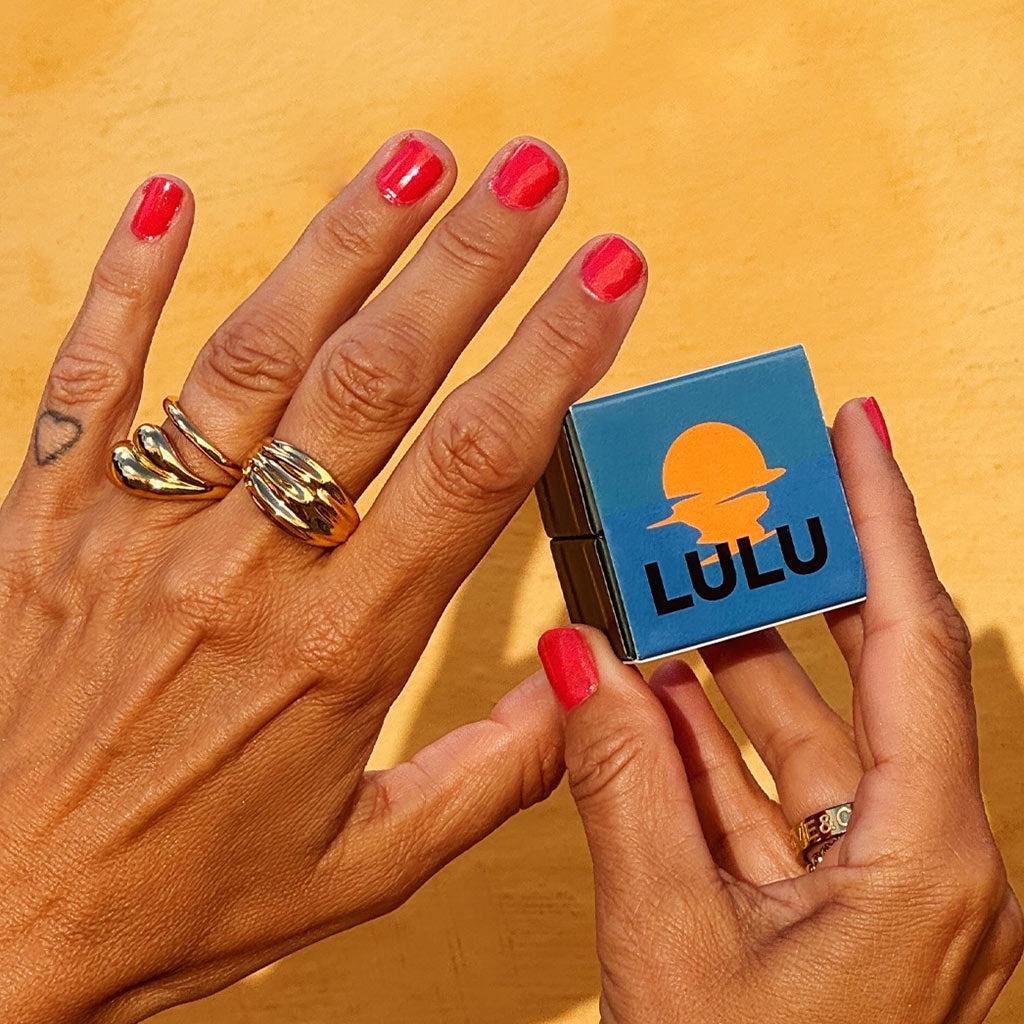 LULU Copenhagen Chunky Silk Ring - guld belagt Rings Forgyldt