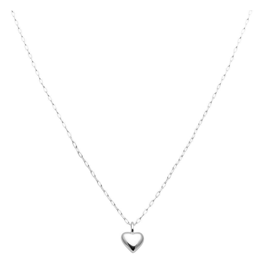 LULU Copenhagen Classic Heart Halskæde Sølv Necklaces Sølv