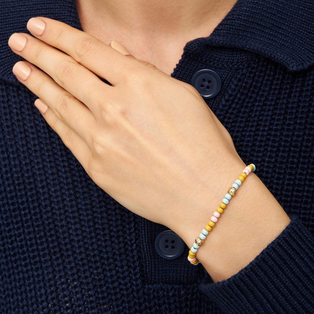 LULU Copenhagen Color Ball Bracelet Summer forgyldt Bracelets Forgyldt