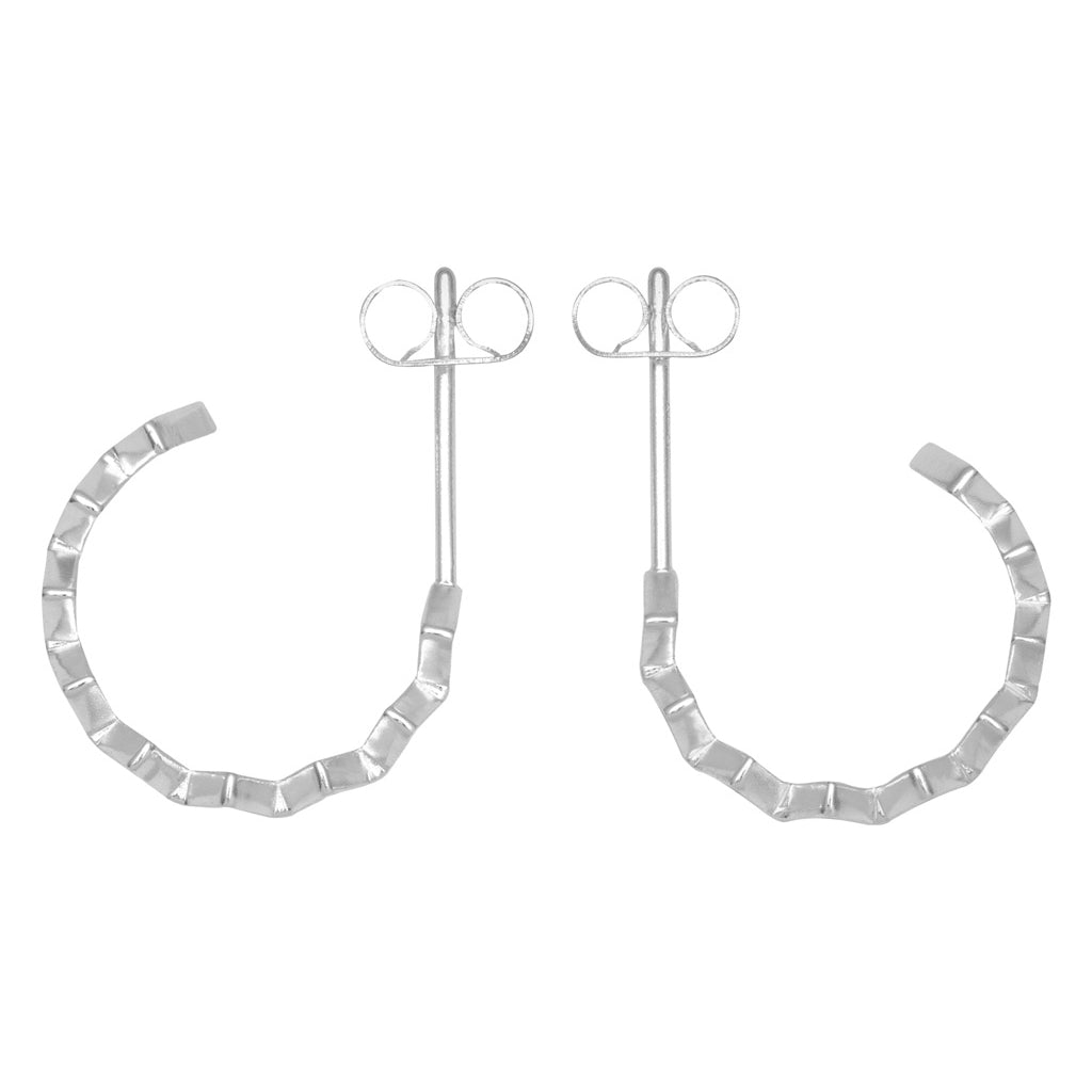 LULU Copenhagen Confetti Hoops Par forsølvet Hoops Lyserød