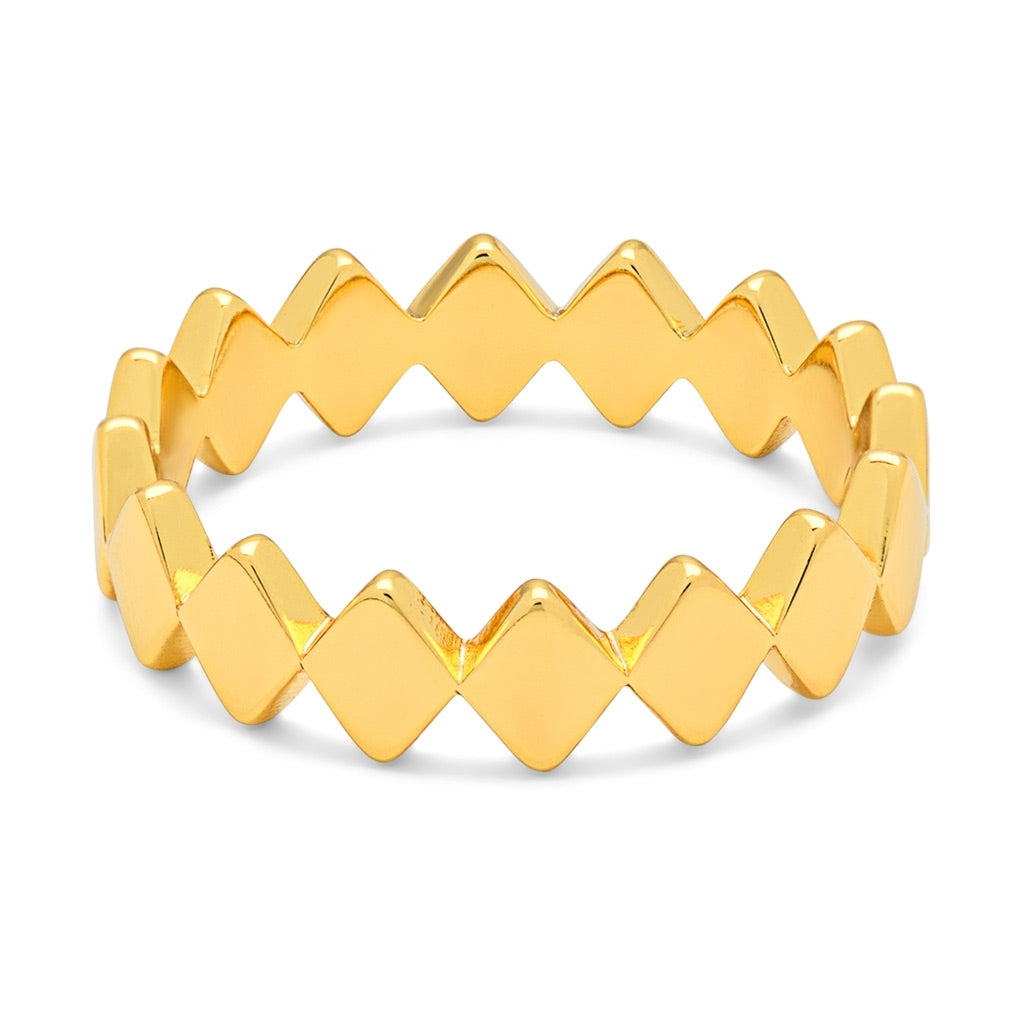 LULU Copenhagen Confetti Ring forgyldt Rings Forgyldt