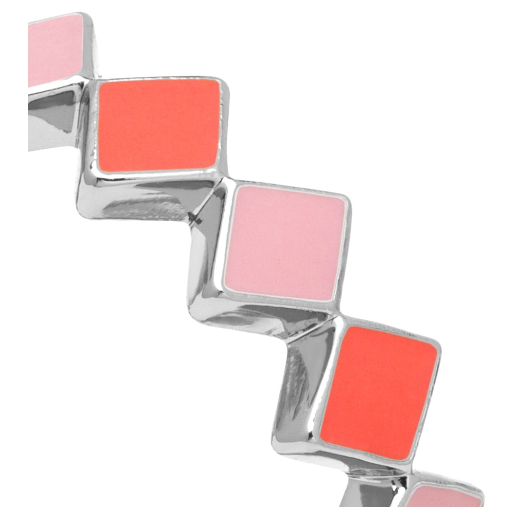 LULU Copenhagen Confetti Ring Sølv Rings Pink