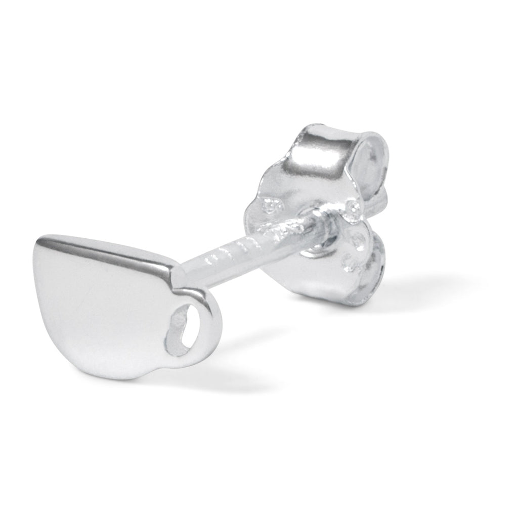 LULU Copenhagen Date ørering 1 stk Ear stud, 1 pcs Silver Plated