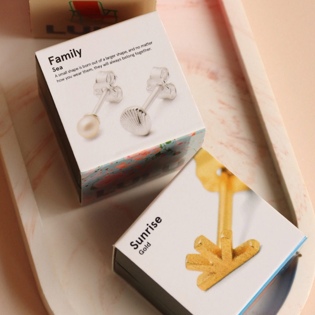 LULU Copenhagen Family Sea øreringe par Earrings, pairs Sølv