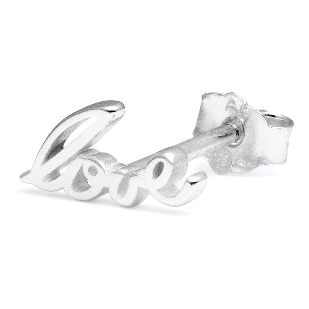 LULU Copenhagen For My Love ørering 1 stk. Ear stud, 1 pcs Sølv