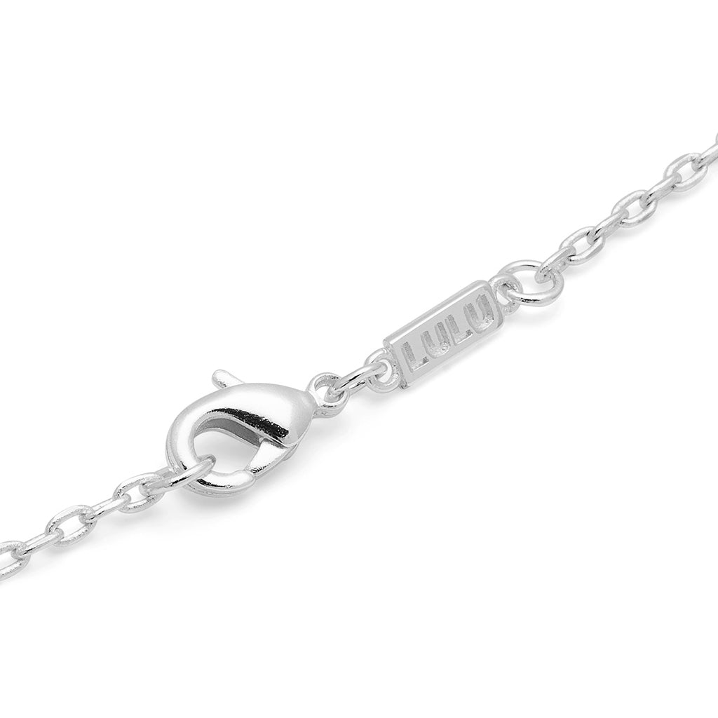 LULU Copenhagen Lemon Heart Halskæde Necklaces Silver Plated