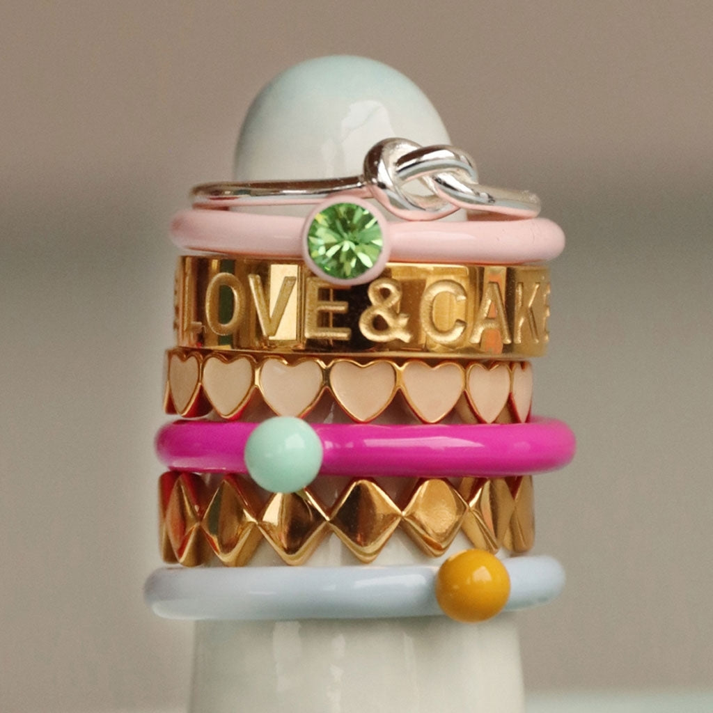 LULU Copenhagen Love Knot Ring sølv Rings Sølv