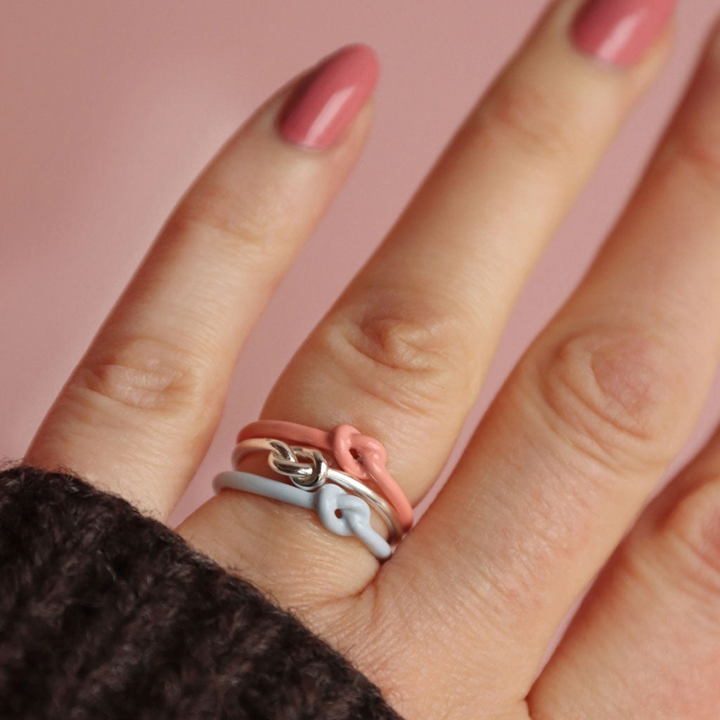 LULU Copenhagen Love Knot Ring sølv Rings Sølv