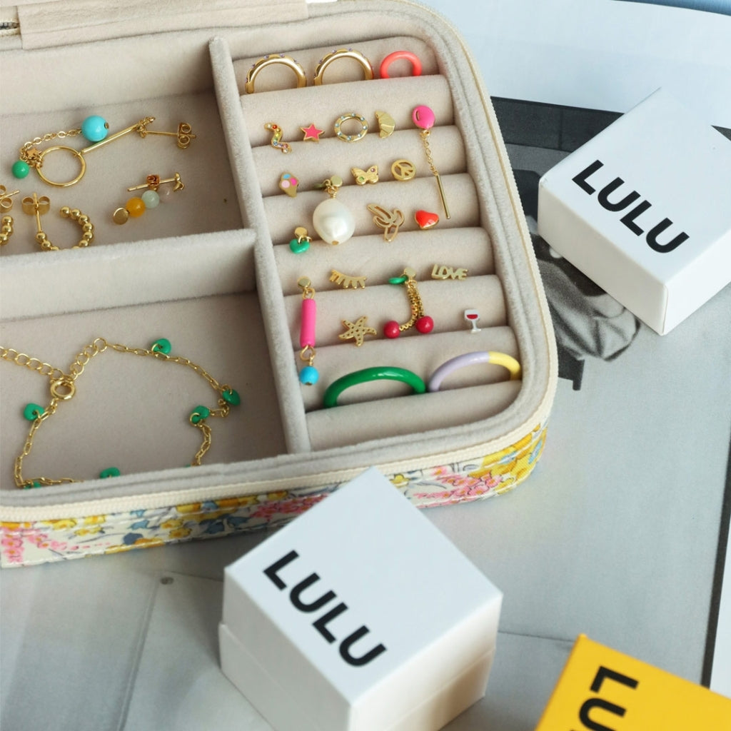 LULU Copenhagen Love U Armbånd forsølvet Bracelets Passion Red