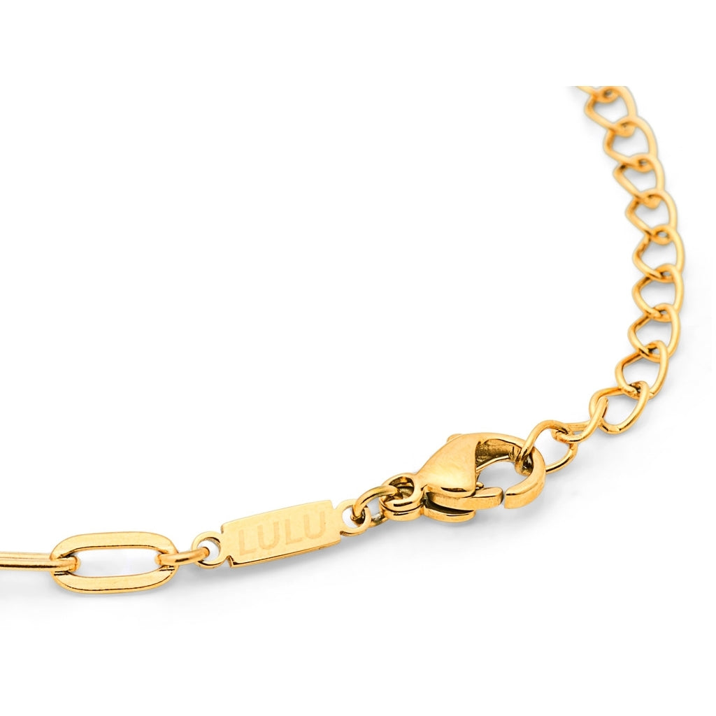 LULU Copenhagen Paperclip Armbånd forgyldt Bracelets Forgyldt