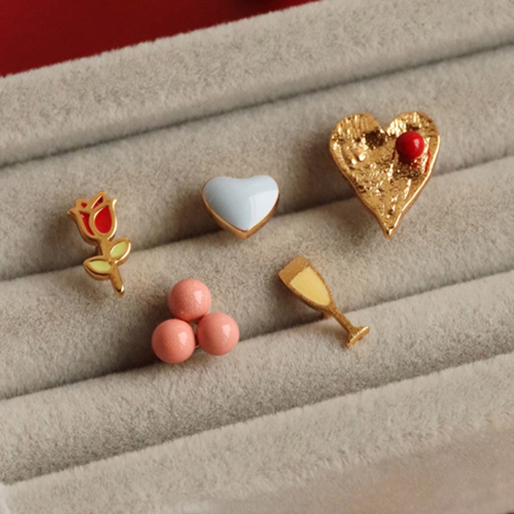 LULU Copenhagen Pop ørering 1 stk. Ear stud, 1 pcs Forgyldt