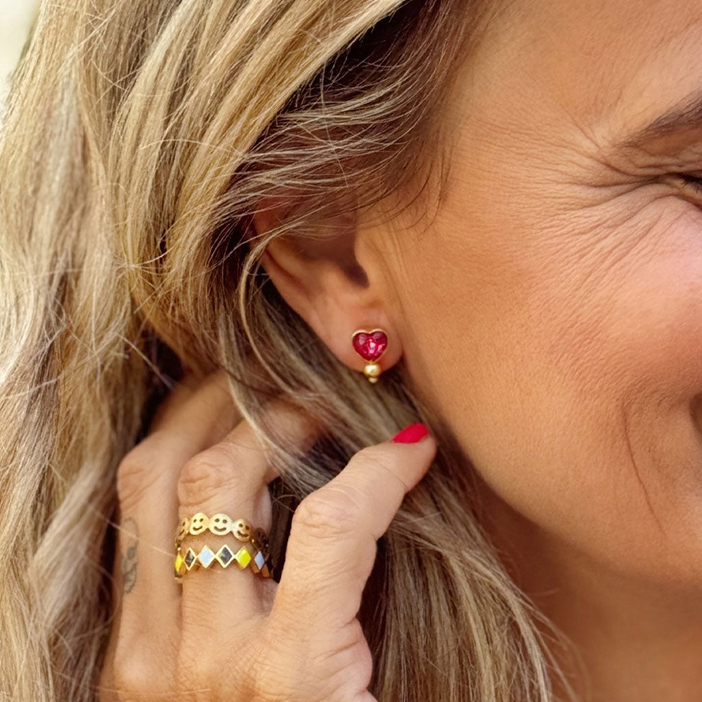 LULU Copenhagen Smile Ring Rings Forgyldt