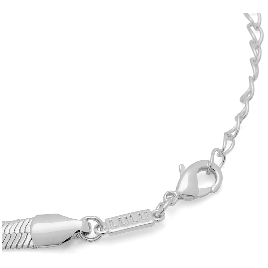 LULU Copenhagen Snake Armbånd forsølvet Bracelets Silver Plated
