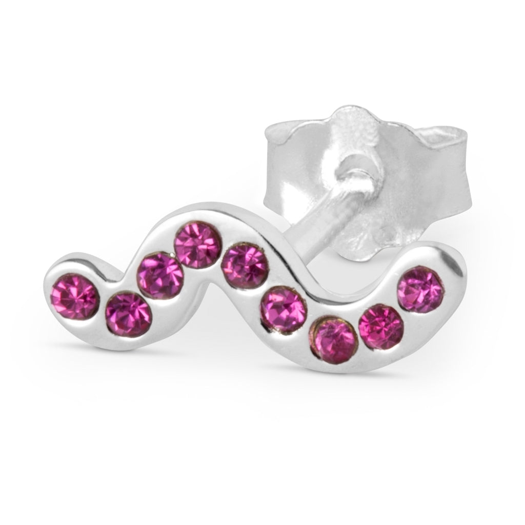 LULU Copenhagen Snaky ørering 1 stk Ear stud, 1 pcs Pink