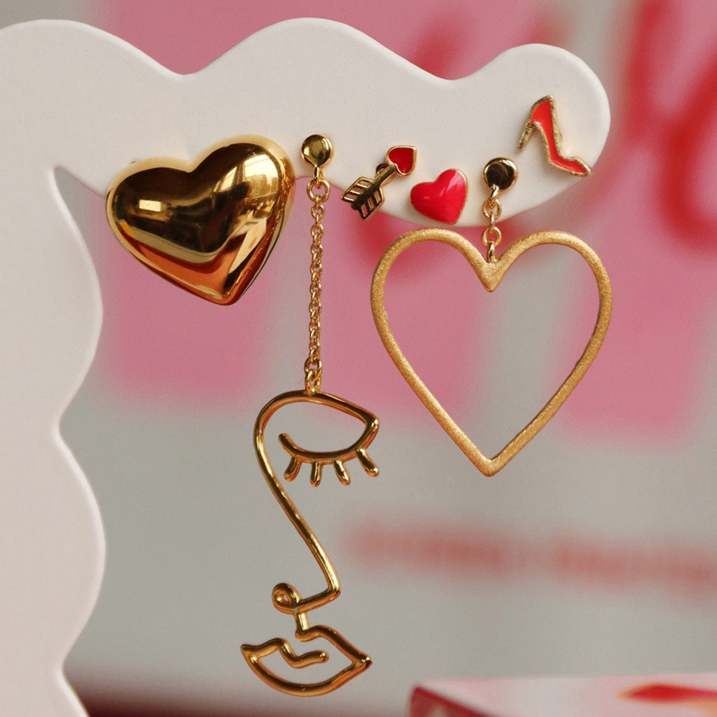 LULU Copenhagen Stiletto ørering 1 stk Ear stud, 1 pcs Forgyldt