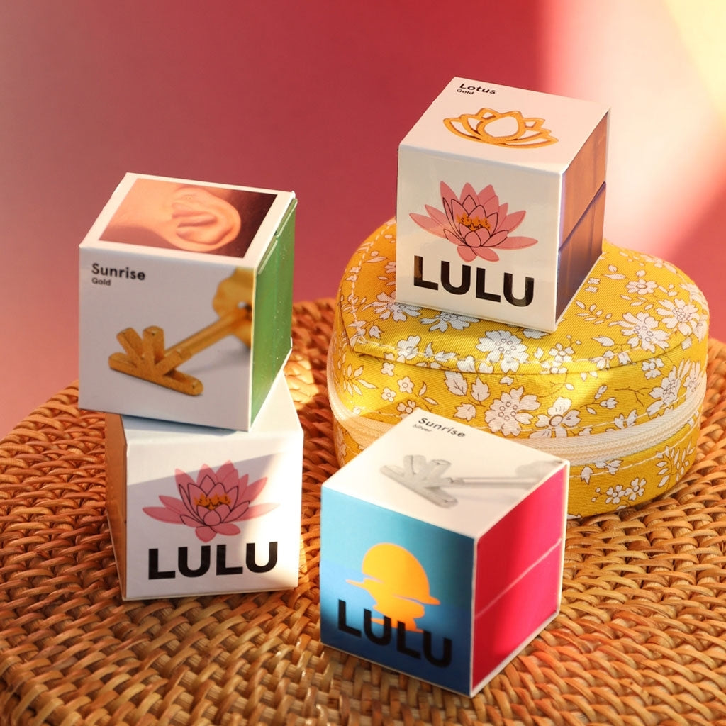 LULU Copenhagen Sunrise ørering 1 stk Ear stud, 1 pcs Forgyldt