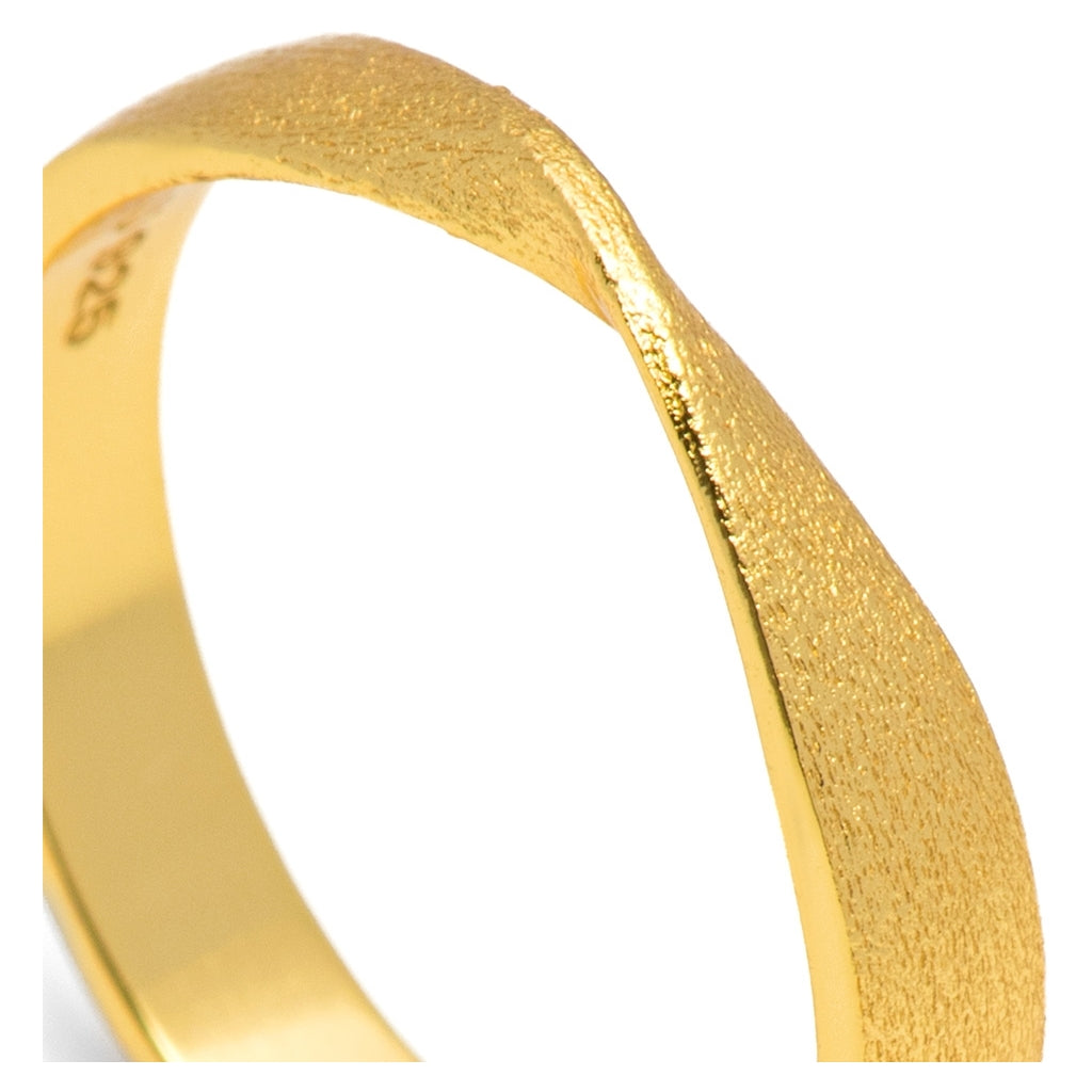 LULU Copenhagen 180 Ring børstet Rings Forgyldt