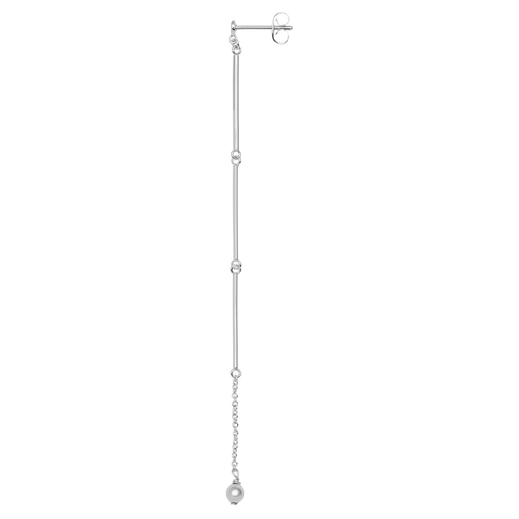 LULU Copenhagen 3 Long Pins ørering 1 stk Ear stud, 1 pcs Silver Plated