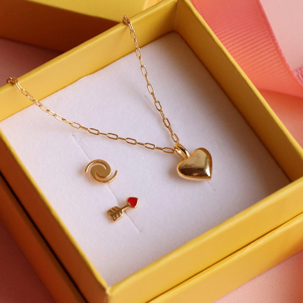 LULU Copenhagen Amor ørering 1 stk Ear stud, 1 pcs Forgyldt