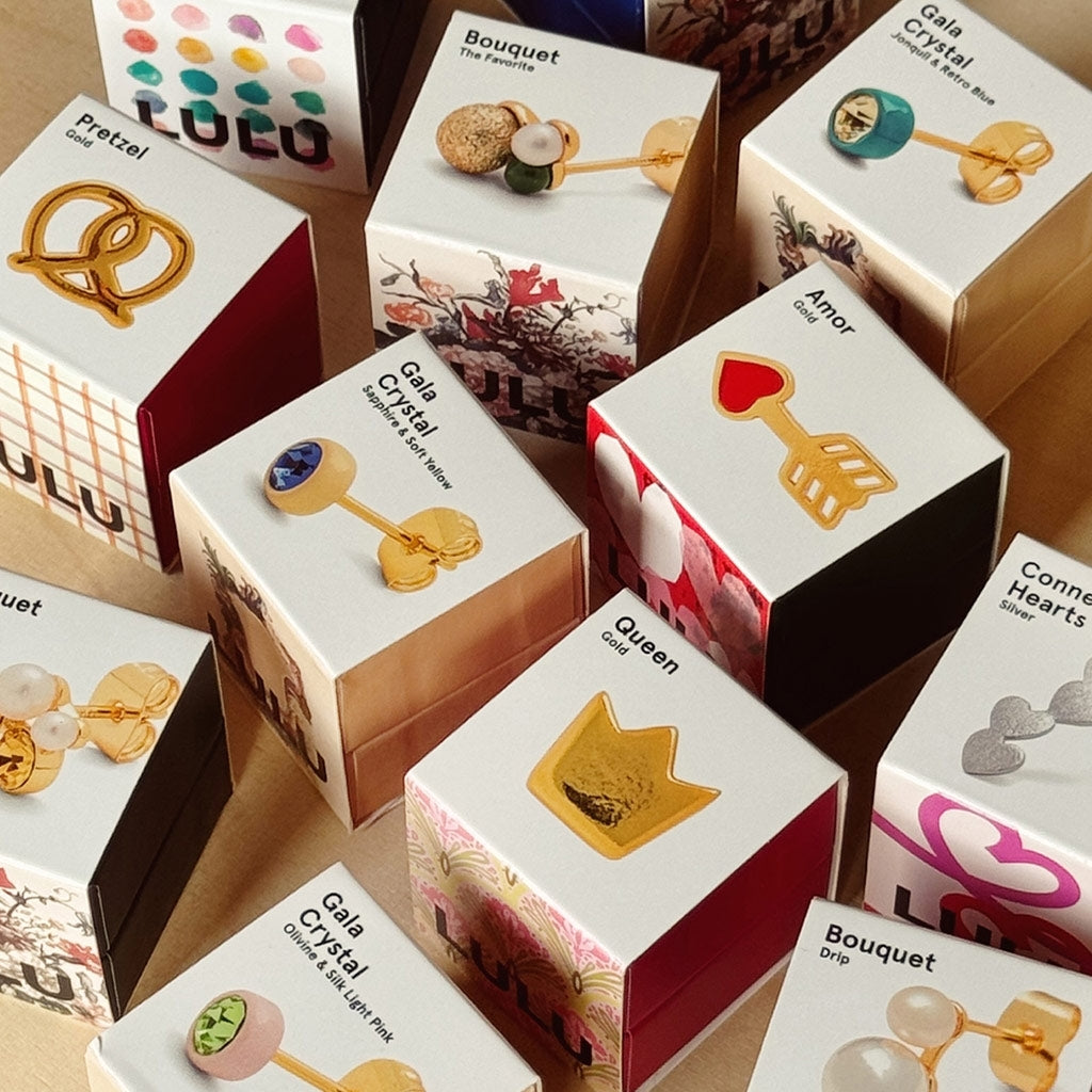 LULU Copenhagen Amor ørering 1 stk Ear stud, 1 pcs Sølv