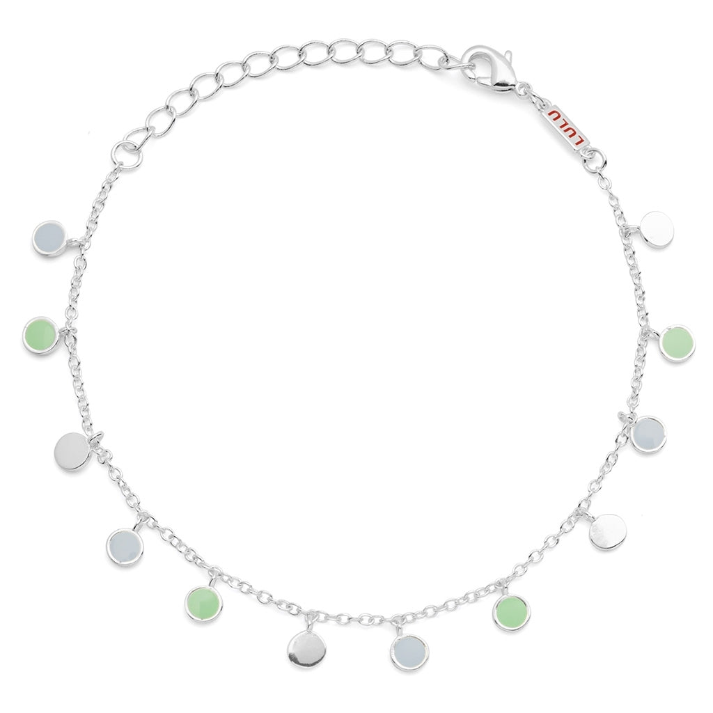 LULU Copenhagen Boho Armbånd Bracelets Skyride Blue/Seasalt Green