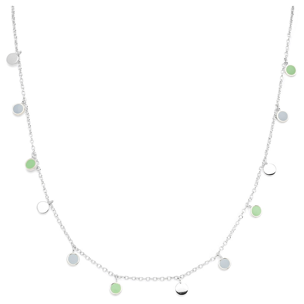 LULU Copenhagen Boho Halskæde Necklaces Skyride Blue/Seasalt Green