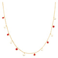 Boho Halskæde - Passion Red