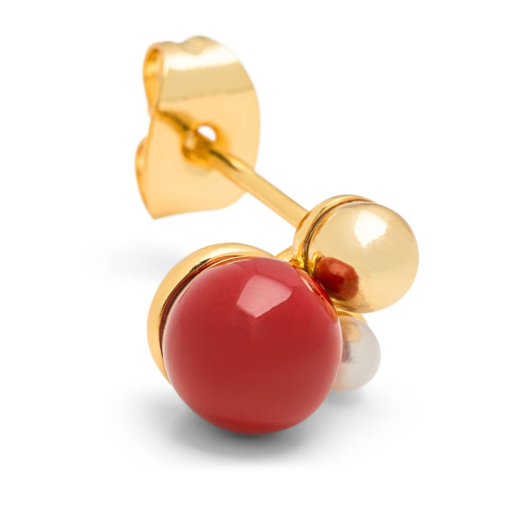 LULU Copenhagen Bouquet The Classic ørering 1 stk Ear stud, 1 pcs Forgyldt