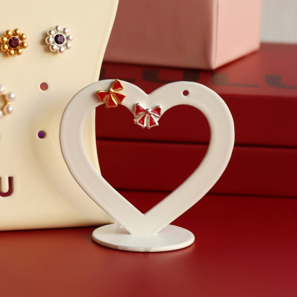 LULU Copenhagen Bow ørering 1 stk Ear stud, 1 pcs Forgyldt
