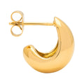 Chunky Drop Hoops par - guld belagt - Forgyldt
