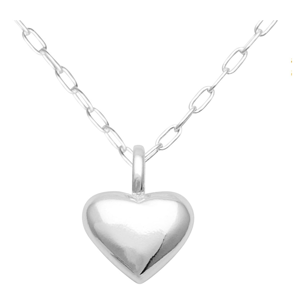 LULU Copenhagen Classic Heart Halskæde Sølv Necklaces Sølv