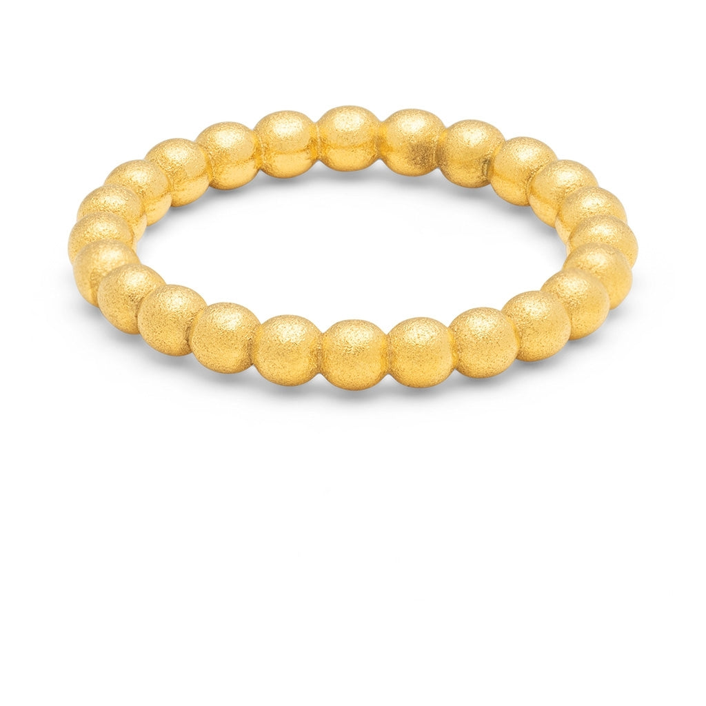 LULU Copenhagen Color Ball Ring Rings Forgyldt