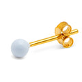 Color Ball ørering 1 stk - Skyride Blue