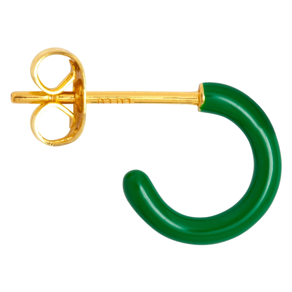 LULU Copenhagen Color Hoop 1 stk Hoops Grøn