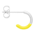 Color Hoop Half Dip 1 stk forsølvet - Wild Lime