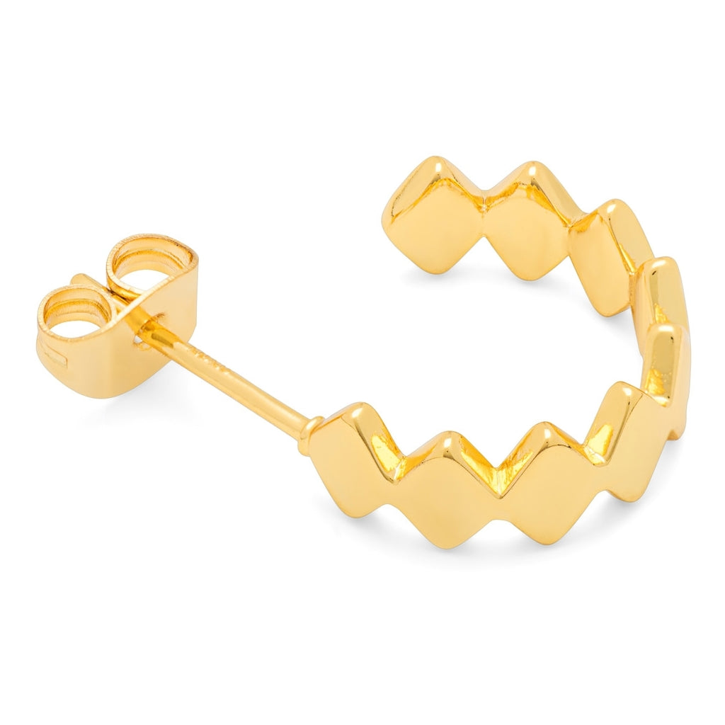LULU Copenhagen Confetti Hoops Par forgyldt Hoops Forgyldt