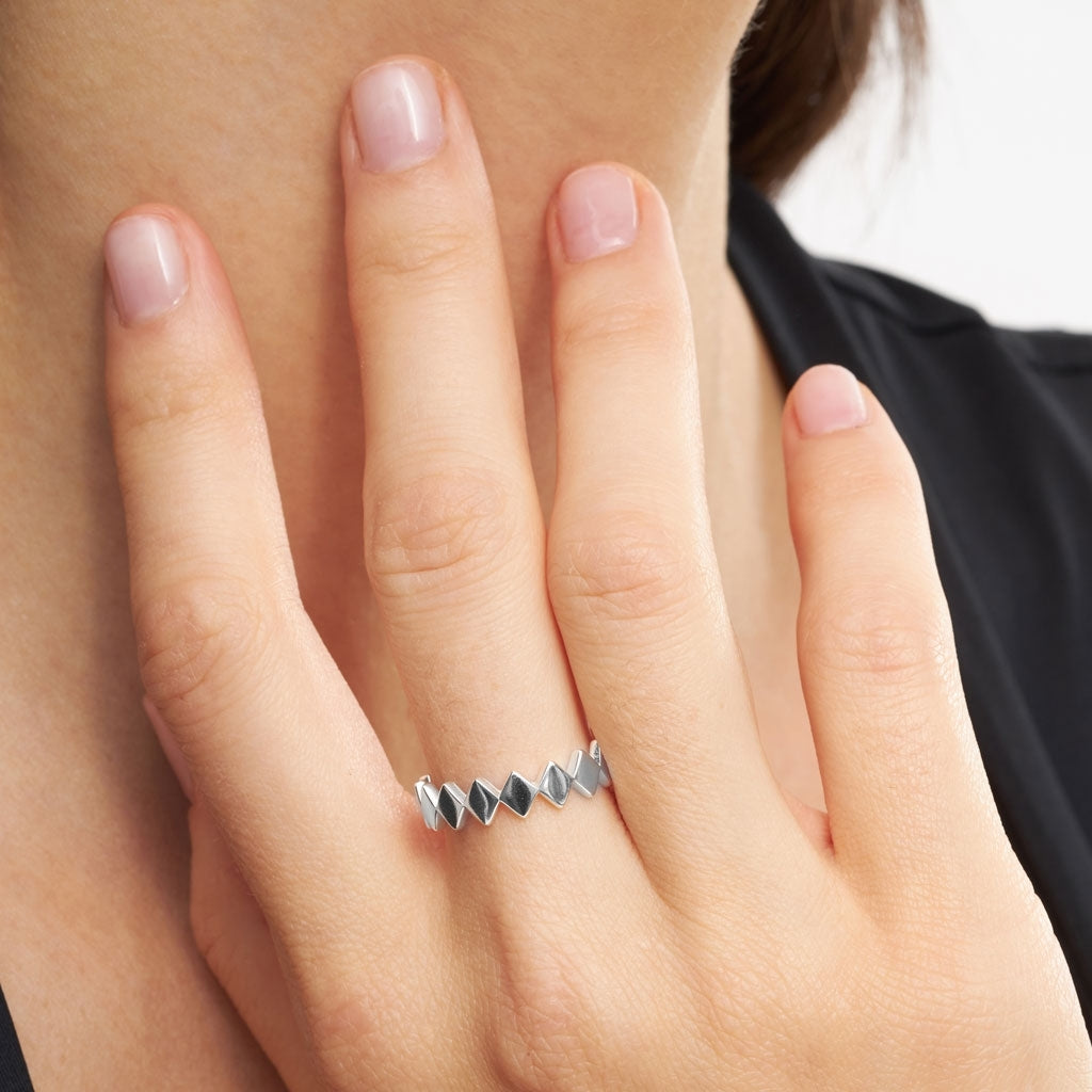 LULU Copenhagen Confetti Ring sølv Rings Sølv