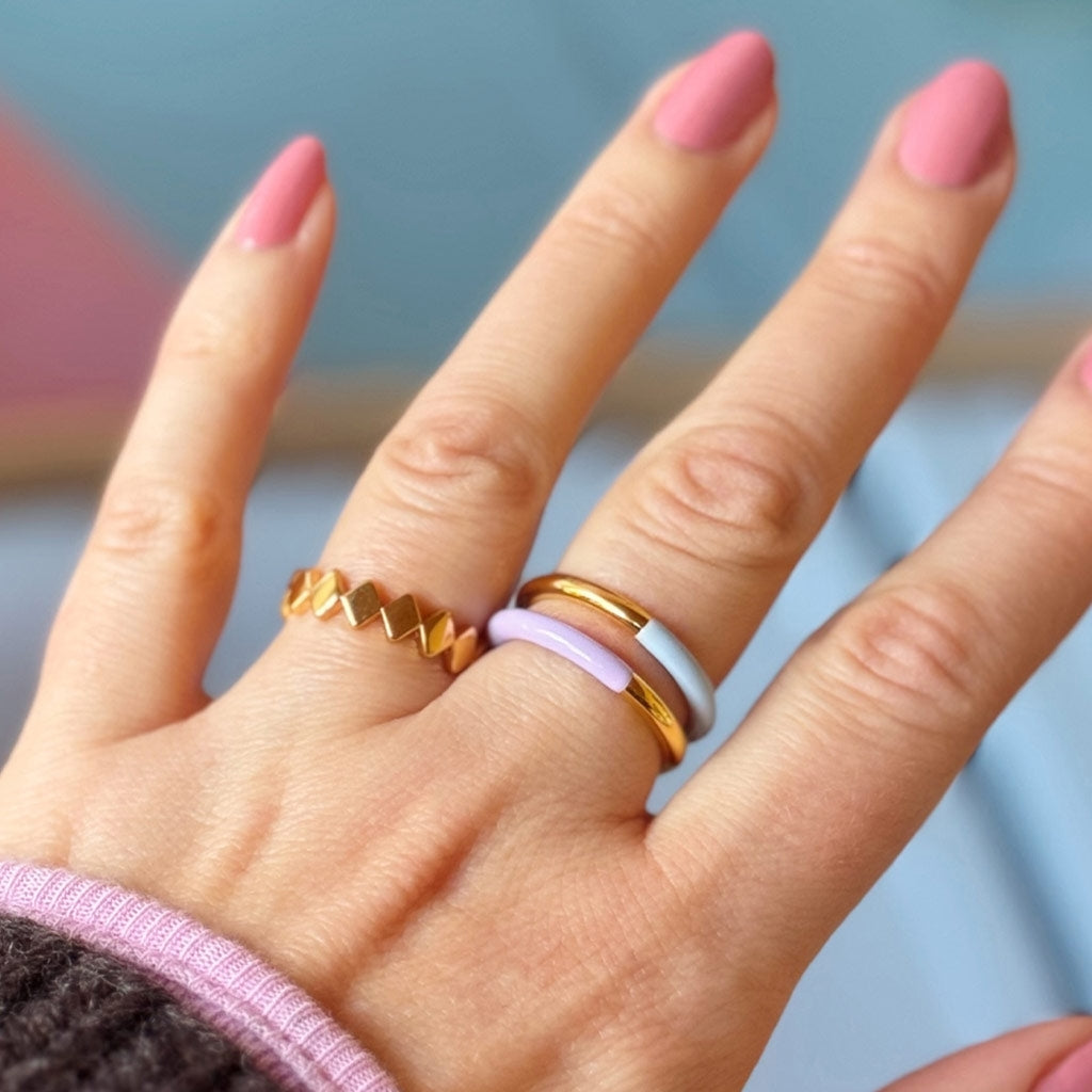 LULU Copenhagen Confetti Ring forgyldt Rings Forgyldt
