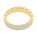 Connected Circles Ring - Skyride Blue