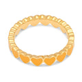 Connected Hearts Ring - Sunflower