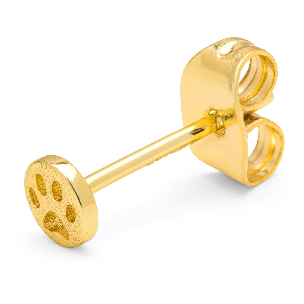 LULU Copenhagen Dog ørering 1 stk Ear stud, 1 pcs Forgyldt