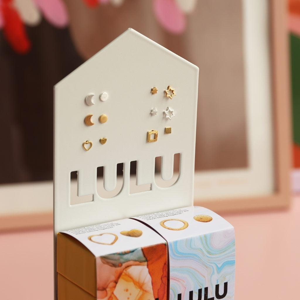 LULU Copenhagen Family Star øreringe par Earrings, pairs Forgyldt