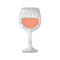 Friday Rosé ørering 1 stk - Silver Plated
