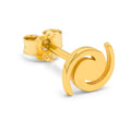 Galaxy ørering 1 stk - Forgyldt