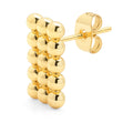 Glamour ørering 1 stk - Forgyldt